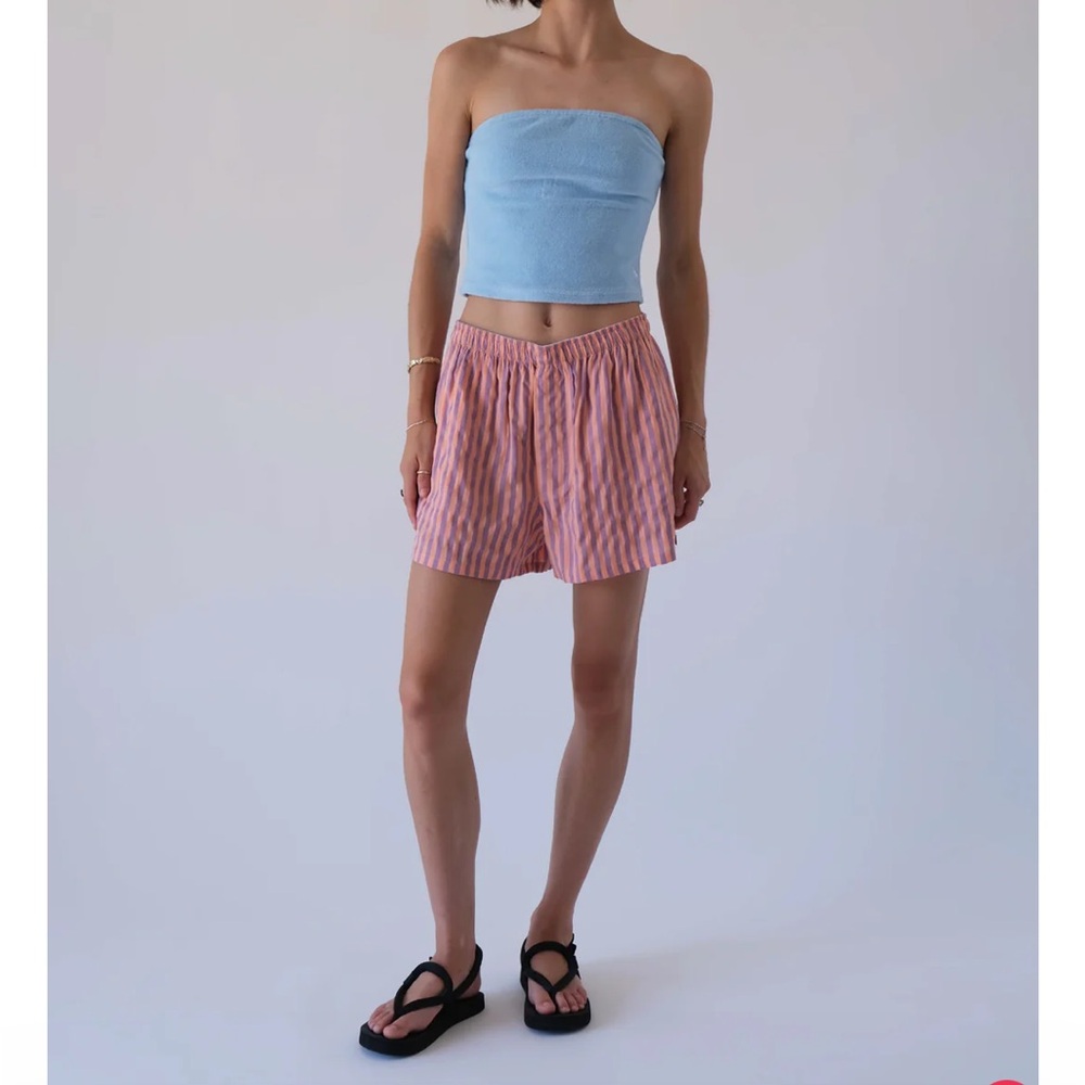 Brand new Saint Paradiso women boxer shorts SMALL/XS in Sunset Stripe
